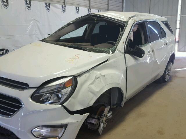 2GNALCEK9G6212279 - 2016 CHEVROLET EQUINOX WHITE photo 9