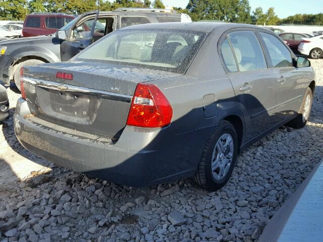 1G1ZS58F77F147682 - 2007 CHEVROLET MALIBU LS ნაცრისფერი ფოტო 4