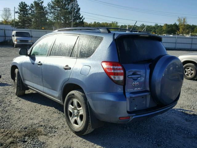 2T3BF4DV1AW068860 - 2010 TOYOTA RAV4 BLUE photo 3