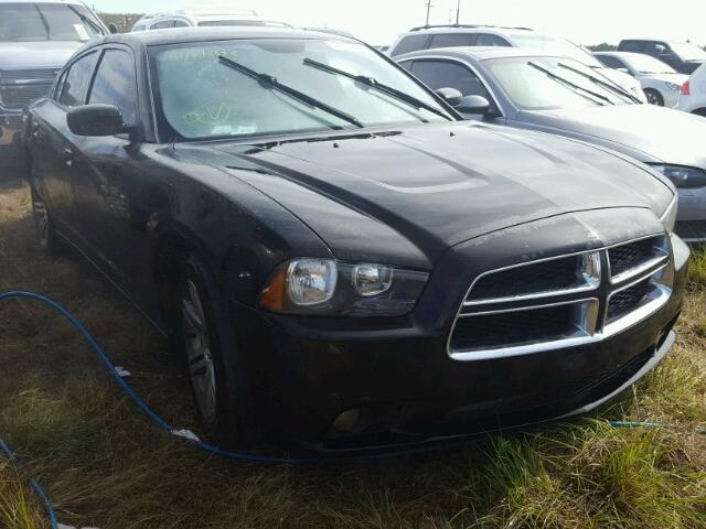 2C3CDXHG9DH633162 - 2013 DODGE CHARGER BLACK photo 1