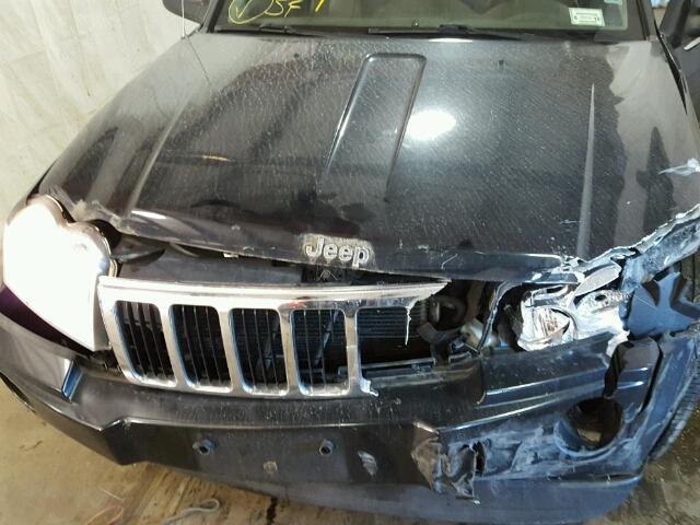 1J8HR58296C350433 - 2006 JEEP GRAND CHER BLACK photo 7