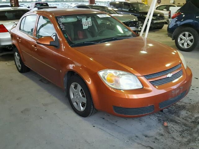 1G1AL55F977307411 - 2007 CHEVROLET COBALT LT ORANGE photo 1