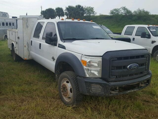 1FD0W5HTXDEB36683 - 2013 FORD F550 WHITE photo 1