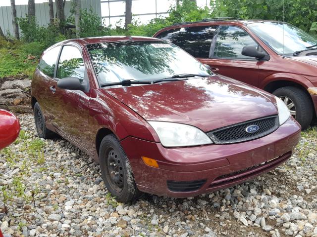 1FAFP31N07W335645 - 2007 FORD FOCUS ZX3 RED photo 1