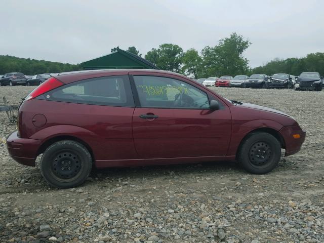 1FAFP31N07W335645 - 2007 FORD FOCUS ZX3 RED photo 9