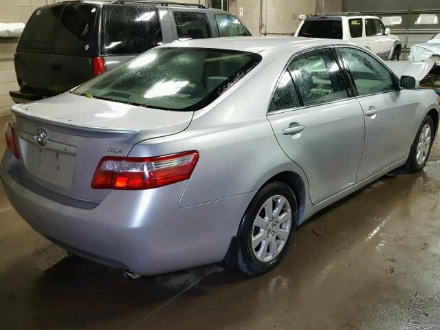 JTNBE46K073080527 - 2007 TOYOTA CAMRY NEW SILVER photo 4