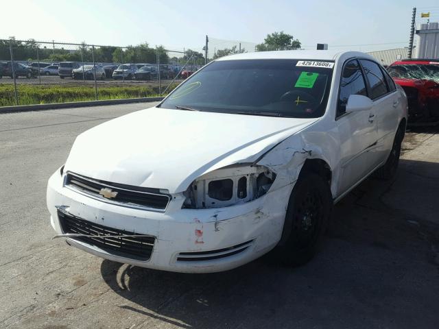 2G1WS551769287265 - 2006 CHEVROLET IMPALA POL WHITE photo 2