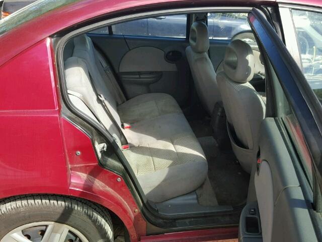 1G8AJ55F27Z149828 - 2007 SATURN ION LEVEL Qırmızı foto 6