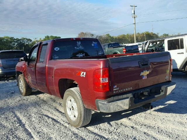 1GCEK190X8Z235375 - 2008 CHEVROLET SILVERADO RED photo 3