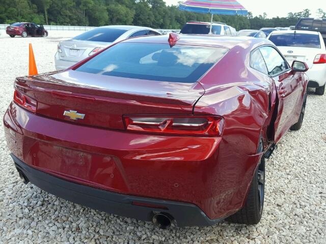 1G1FD1RS2H0164413 - 2017 CHEVROLET CAMARO LT RED photo 4