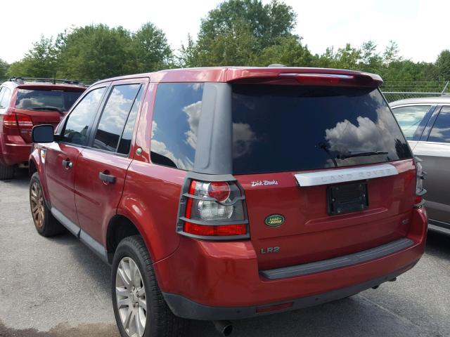 SALFS24N48H053683 - 2008 LAND ROVER LR2 SE TEC MAROON photo 3