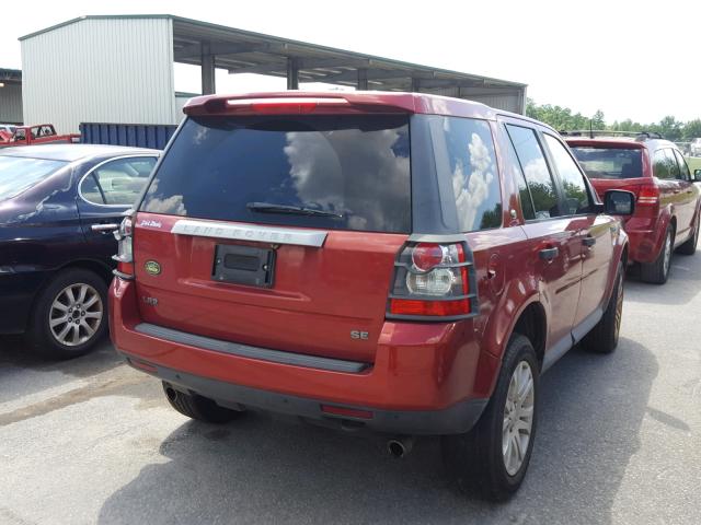 SALFS24N48H053683 - 2008 LAND ROVER LR2 SE TEC MAROON photo 4