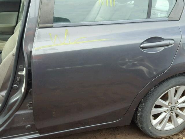 2HGFB2F80CH510640 - 2012 HONDA CIVIC EX GRAY photo 9