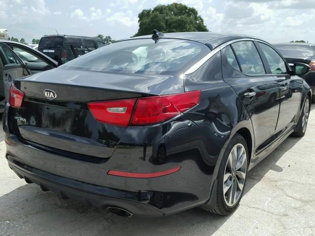 5XXGR4A75EG296811 - 2014 KIA OPTIMA SX BLACK photo 4