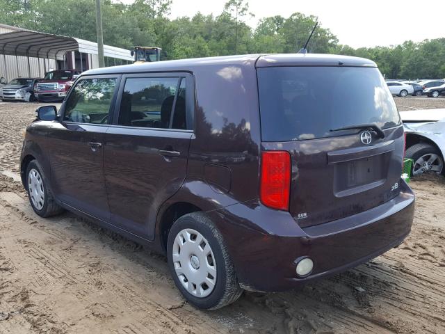 JTLKE50E191066233 - 2009 TOYOTA SCION XB Kastanienbraun Foto 3