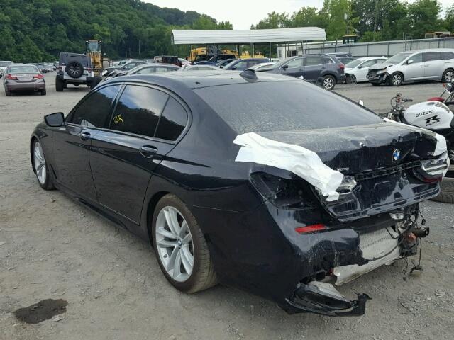 WBA7F2C54GG419841 - 2016 BMW 750 XI BLUE photo 3