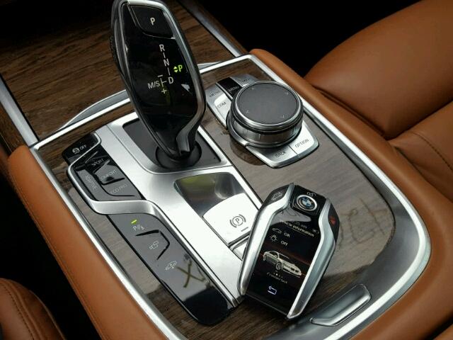 WBA7F2C54GG419841 - 2016 BMW 750 XI BLUE photo 9