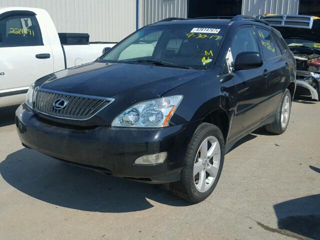 JTJGA31U550053991 - 2005 LEXUS RX BLACK photo 2