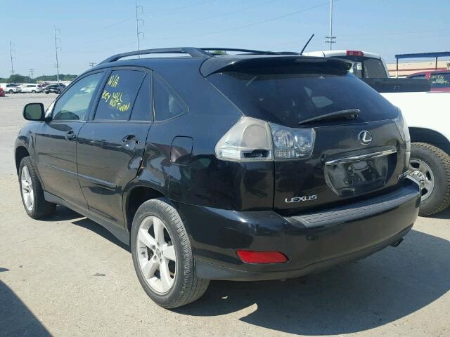 JTJGA31U550053991 - 2005 LEXUS RX BLACK photo 3