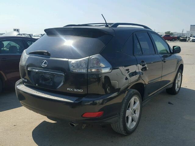 JTJGA31U550053991 - 2005 LEXUS RX BLACK photo 4