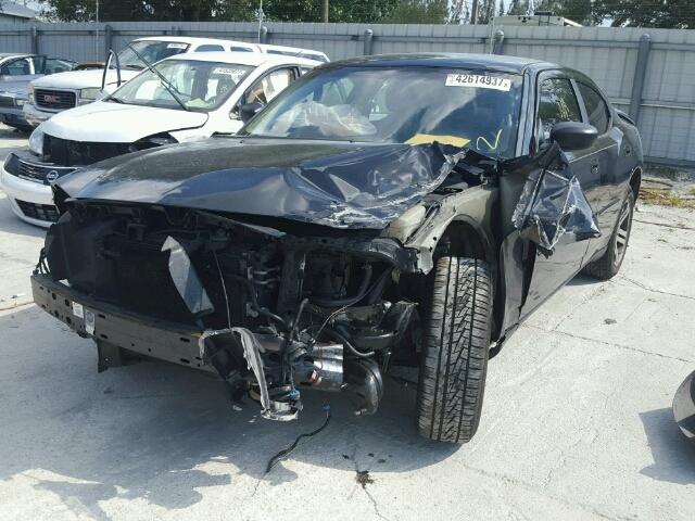 2B3KA33G68H329780 - 2008 DODGE CHARGER SX BLACK photo 2