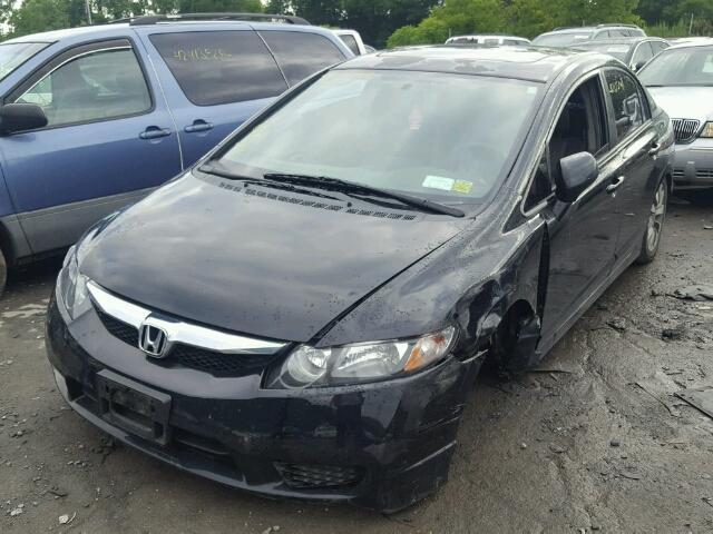 2HGFA1F92AH505278 - 2010 HONDA CIVIC EXL 黑色 照片 2