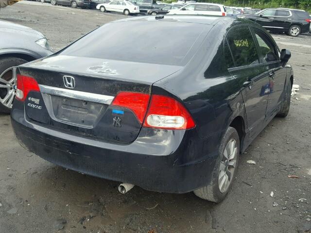 2HGFA1F92AH505278 - 2010 HONDA CIVIC EXL 黑色 照片 4