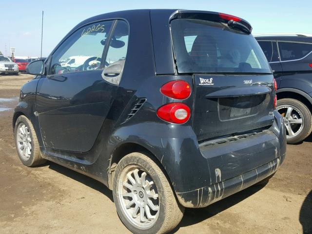 WMEEJ3BA2BK492484 - 2011 SMART FORTWO BLACK photo 3