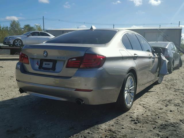 WBAFU7C5XBC879309 - 2011 BMW 535 XI SILVER photo 4