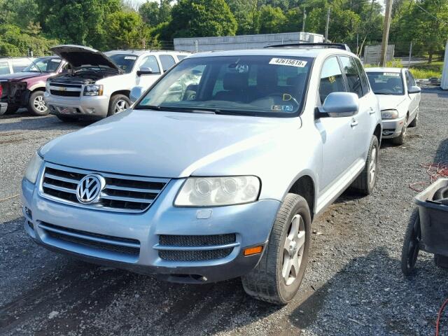 WVGZG77L05D030400 - 2005 VOLKSWAGEN TOUAREG 3. BLUE photo 2