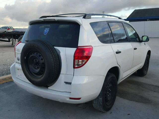 JTMZD33V385114464 - 2008 TOYOTA RAV4 WHITE photo 4