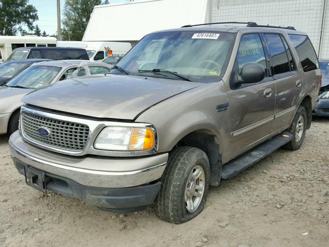 1FMPU16L51LB17465 - 2001 FORD EXPEDITION TAN photo 2