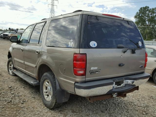 1FMPU16L51LB17465 - 2001 FORD EXPEDITION TAN photo 3