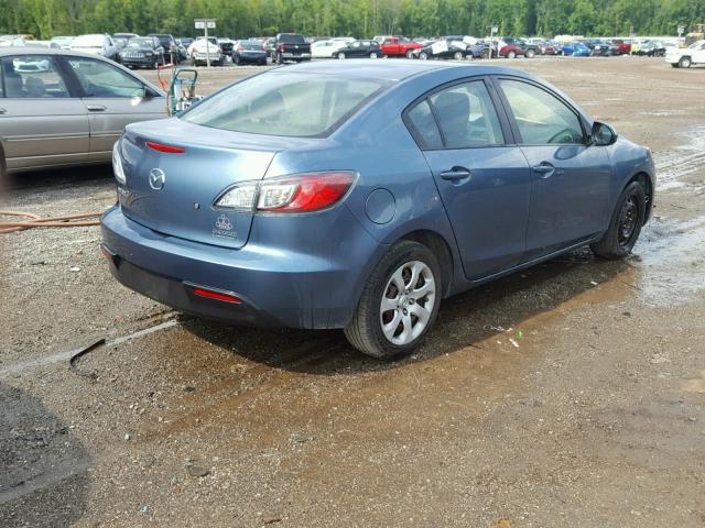 JM1BL1UF3B1494565 - 2011 MAZDA 3 I BLUE photo 4