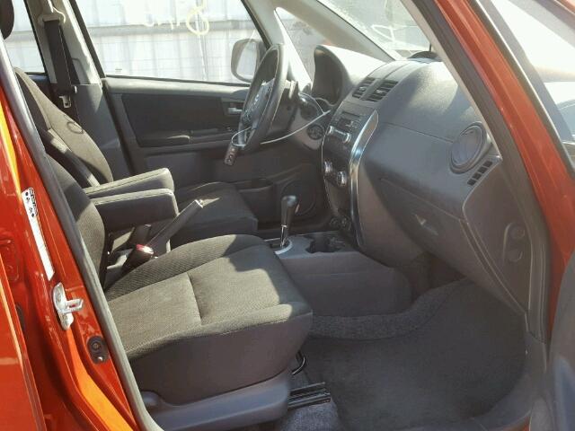 JS2YB5A74A6310579 - 2010 SUZUKI SX4 TOURIN ORANGE photo 5