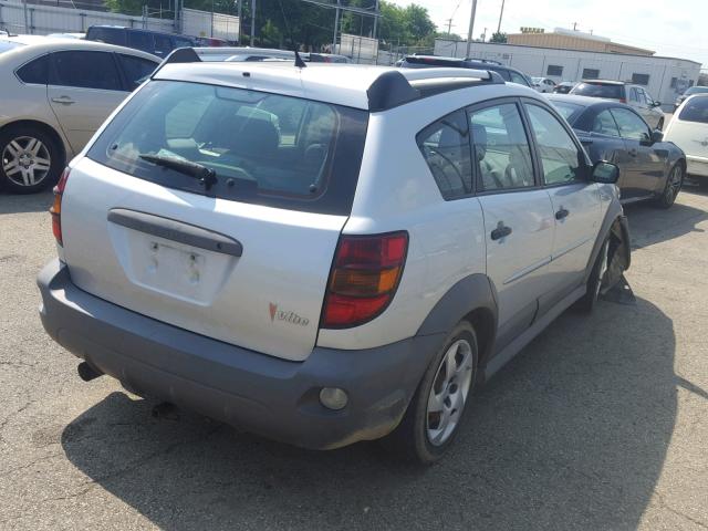 5Y2SL63815Z481061 - 2005 PONTIAC VIBE SILVER photo 4