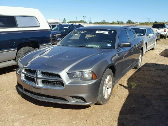 2C3CDXBG7CH295879 - 2012 DODGE CHARGER SE GRAY photo 2