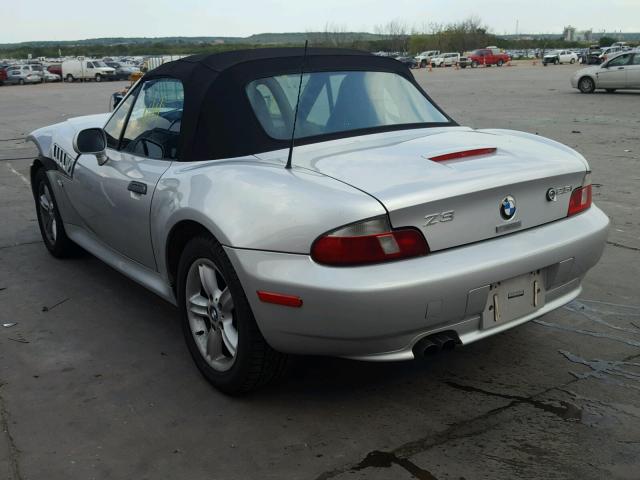 WBACN33481LM04160 - 2001 BMW Z3 2.5 SILVER photo 3