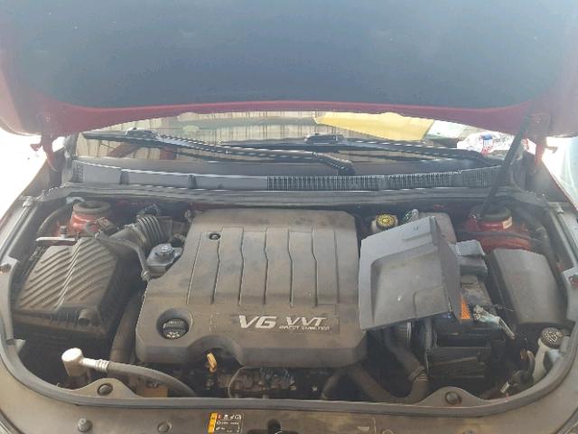 1G4GF5E39CF315762 - 2012 BUICK LACROSSE P RED photo 7