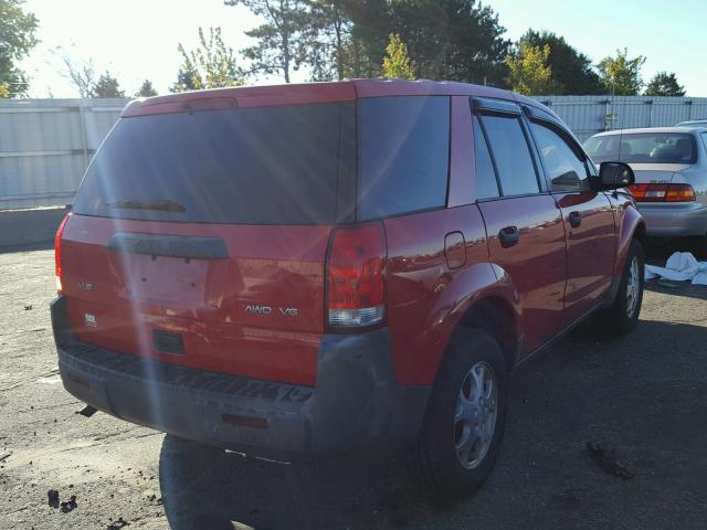 5GZCZ63B12S800394 - 2002 SATURN VUE RED photo 4