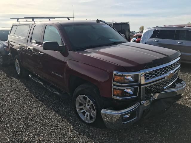 1GCRCREC5EZ370854 - 2014 CHEVROLET SILVERADO MAROON photo 1