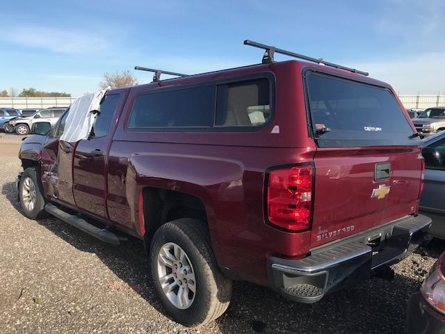 1GCRCREC5EZ370854 - 2014 CHEVROLET SILVERADO MAROON photo 3