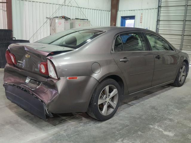 1G1ZC5EU3BF354868 - 2011 CHEVROLET MALIBU 1LT BROWN photo 4