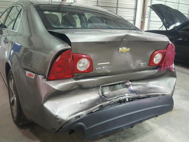 1G1ZC5EU3BF354868 - 2011 CHEVROLET MALIBU 1LT 棕色 照片 9
