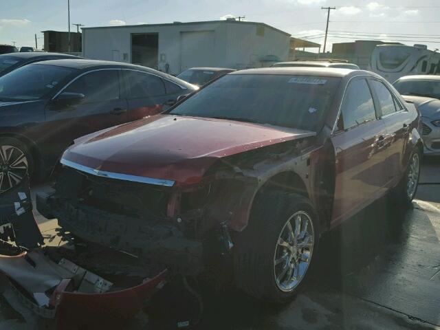 1G6DS5E35C0147658 - 2012 CADILLAC CTS PREMIU BURGUNDY photo 2