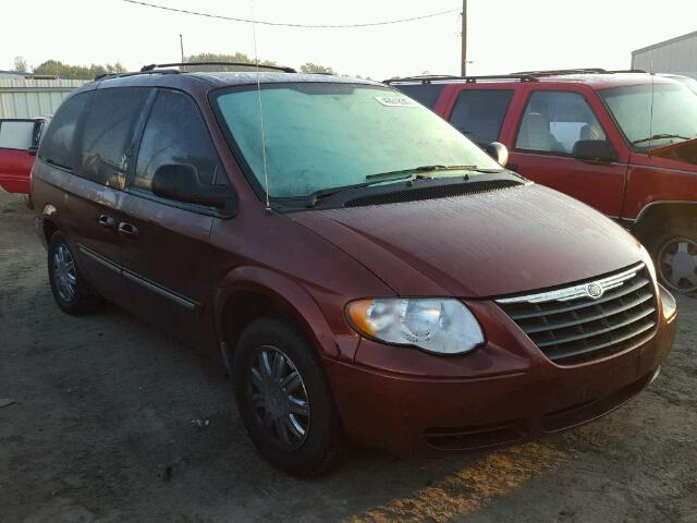 2A4GP54L97R319371 - 2007 CHRYSLER TOWN & COU RED photo 1