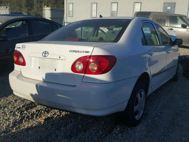 1NXBR32E75Z478159 - 2005 TOYOTA COROLLA WHITE photo 4