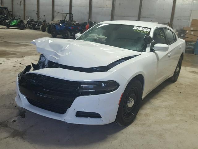 2C3CDXKTXJH301085 - 2018 DODGE CHARGER PO WHITE photo 2