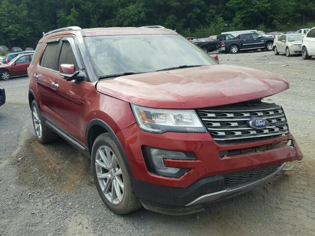 1FM5K8F82HGC70003 - 2017 FORD EXPLORER L 红色 照片 1