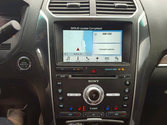 1FM5K8F82HGC70003 - 2017 FORD EXPLORER L 红色 照片 9